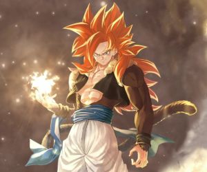 Gogeta Ss4 Dragon Ball Fighterz Live Wallpaper Mylivewallpapers Com