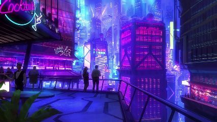 Neon City Animated Wallpaper Mylivewallpapers Com