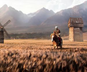 knight on a horse live wallpaper