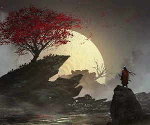 Lone Samurai Live Wallpaper – MyLiveWallpapers.com