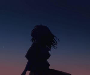 evening girl live wallpaper