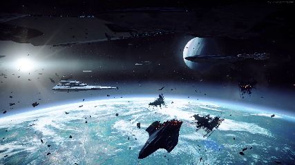 Death Star Space Animated Wallpaper Mylivewallpapers Com