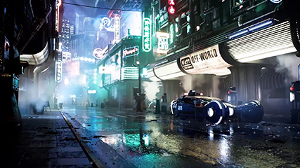 Futuristic City Animated Wallpaper – MyLiveWallpapers.com